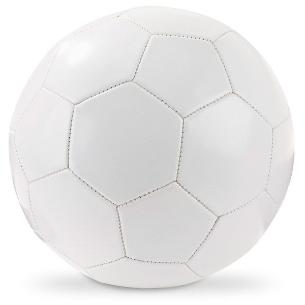 Мяч футбольный Hat-trick, белый - Апельсин-54